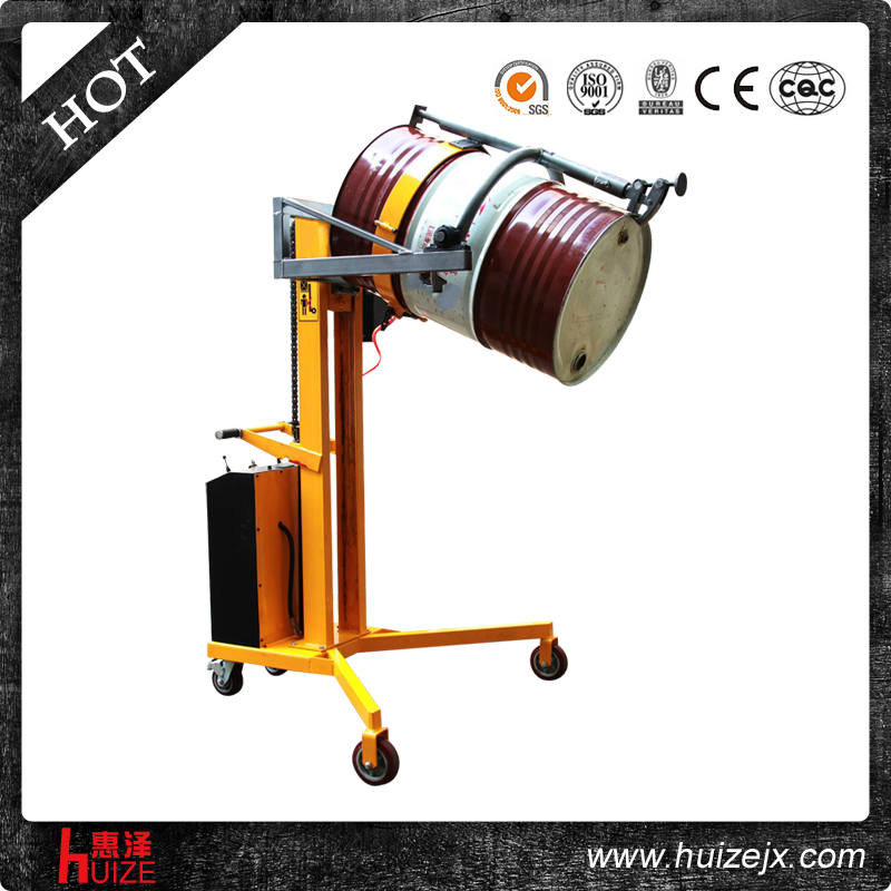 半電動(dòng)油桶車（直角腿，夾鐵桶翻轉(zhuǎn)）