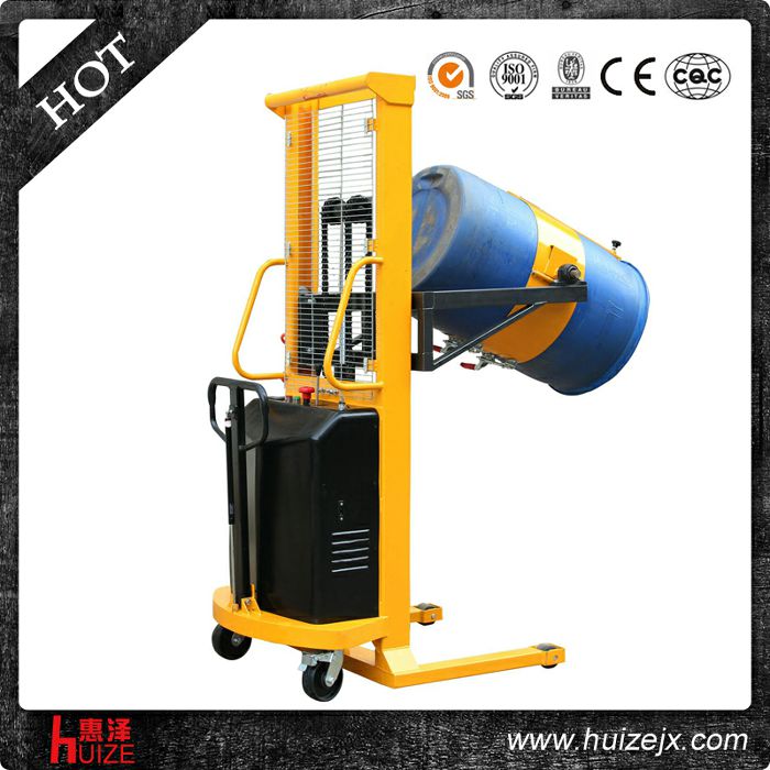 半電動多功能油桶車（單門架，夾塑桶）2