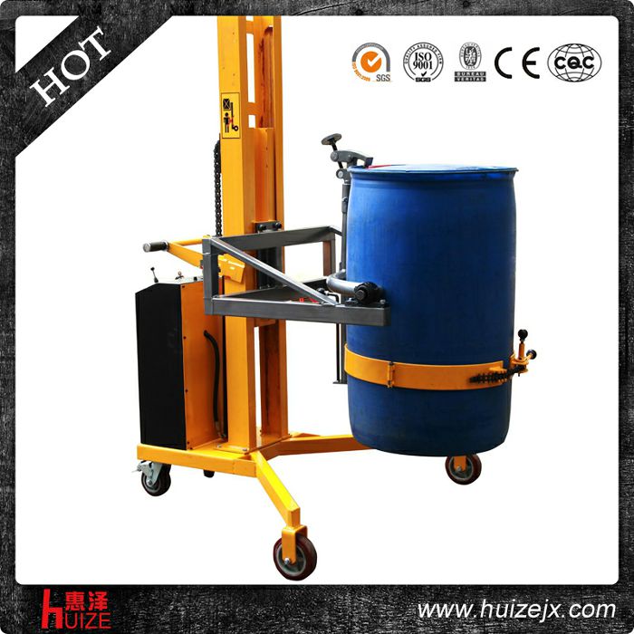 半電動(dòng)油桶車（直角腿，夾鐵桶翻轉(zhuǎn)）
